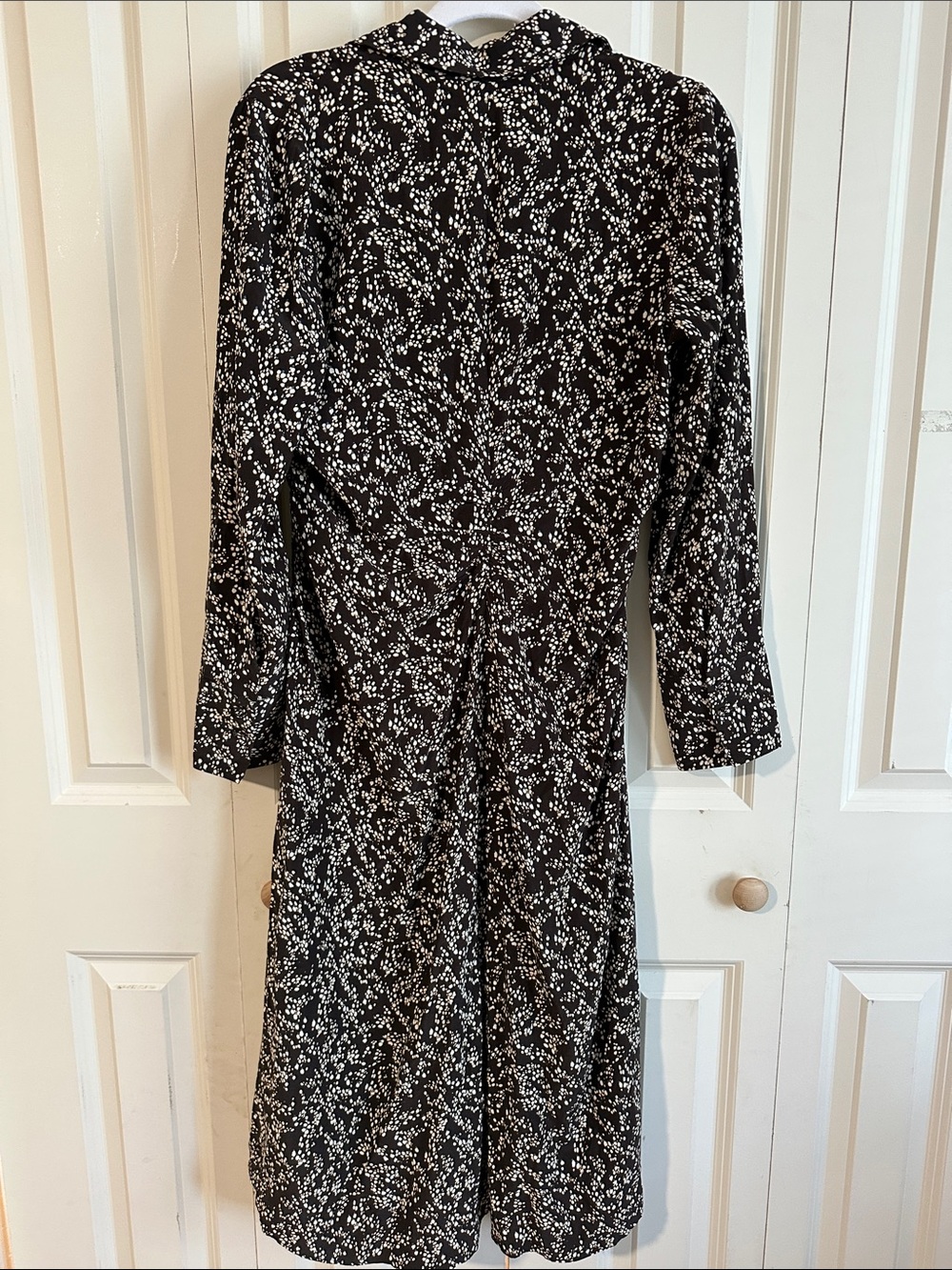 Madewell ruched midi shirtdress 6 m - Picture 8 of 14